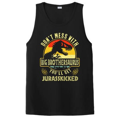 Dont Mess With Big Brothersaurus Youll Get Jurasskicked PosiCharge Competitor Tank