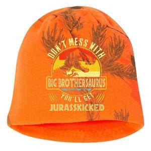 Dont Mess With Big Brothersaurus Youll Get Jurasskicked Kati - Camo Knit Beanie