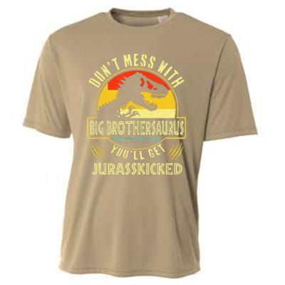 Dont Mess With Big Brothersaurus Youll Get Jurasskicked Cooling Performance Crew T-Shirt