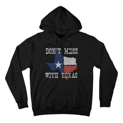 Don't Mess With Vintage Texas Longhorn Lone Star State Tall Hoodie