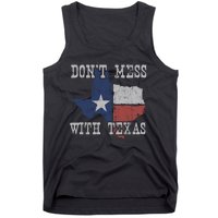 Don't Mess With Vintage Texas Longhorn Lone Star State Tank Top