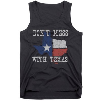 Don't Mess With Vintage Texas Longhorn Lone Star State Tank Top