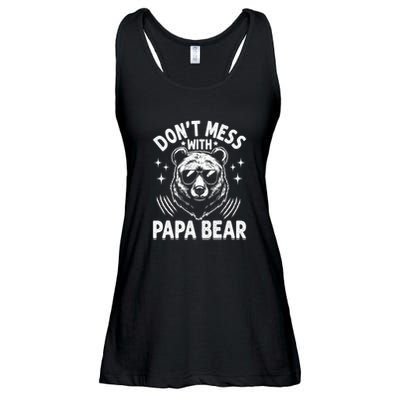 Don't Mess With Papa Bear Ladies Essential Flowy Tank