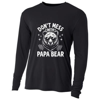 Don't Mess With Papa Bear Cooling Performance Long Sleeve Crew