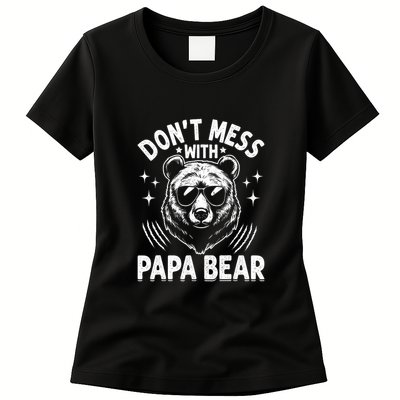 Don't Mess With Papa Bear Womens T-Shirt