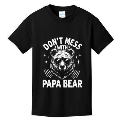 Don't Mess With Papa Bear Kids T-Shirt