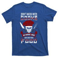 Dont Mess With Chef Cooks Kitchen Cooking Skull Funny Funny Gift T-Shirt