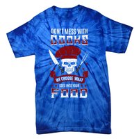 Dont Mess With Chef Cooks Kitchen Cooking Skull Funny Funny Gift Tie-Dye T-Shirt