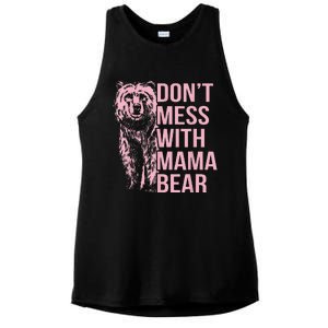 DonT Mess With Mama Bear Ladies PosiCharge Tri-Blend Wicking Tank