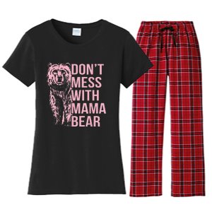 DonT Mess With Mama Bear Women's Flannel Pajama Set