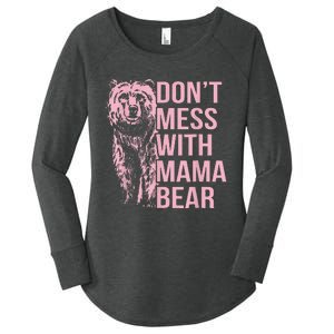 DonT Mess With Mama Bear Women's Perfect Tri Tunic Long Sleeve Shirt