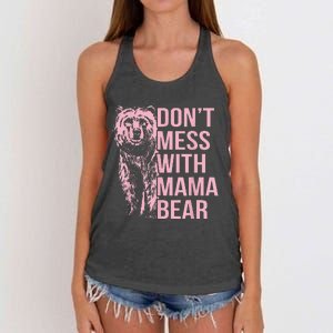 DonT Mess With Mama Bear Women's Knotted Racerback Tank