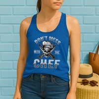 Dont Mess With The Chef Cook Kitchen Commercial Kitchen Funny Gift Womens Tank Top