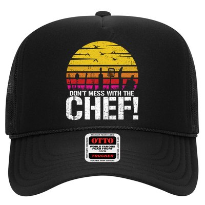 Dont Mess With The Chef Cook Kitchen Commercial Kitchen Funny Gift Trucker Hat