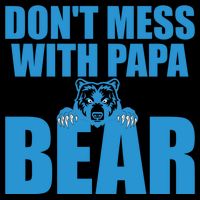 Dont Mess With Papa Bear Funny Gift Impact Tech Backpack