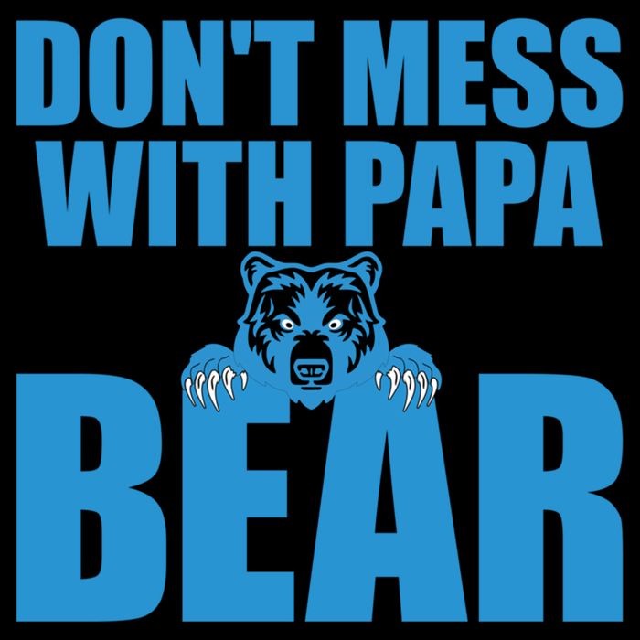 Dont Mess With Papa Bear Funny Gift Impact Tech Backpack