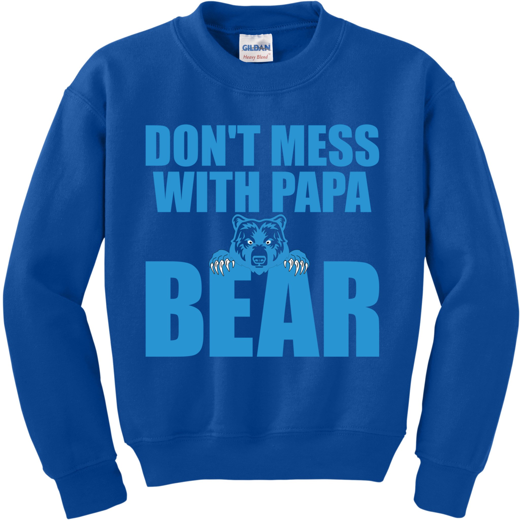 Dont Mess With Papa Bear Funny Gift Kids Sweatshirt