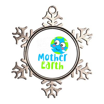 Dont Mess With Mother Earth Day Gift Metallic Star Ornament