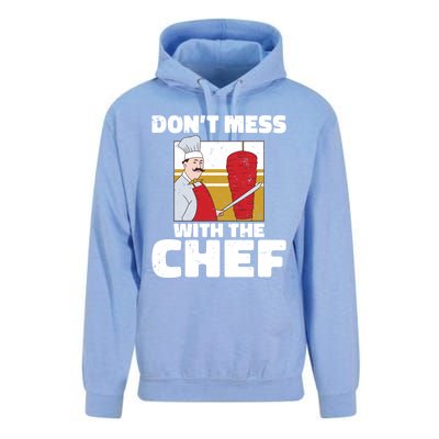 Dont Mess With The Chef Kitchen Culinary Cook Gift Unisex Surf Hoodie