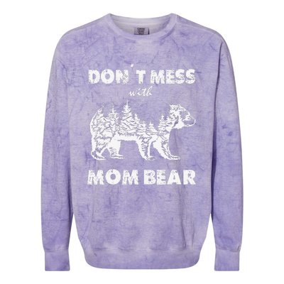 Don't Mess with Mama Bear mother´s day bear lovers Colorblast Crewneck Sweatshirt