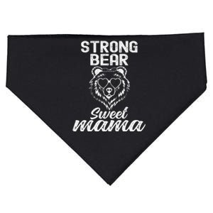 Don't Mess with Mama Bear Face Sunglasses Mother's Day Funny USA-Made Doggie Bandana