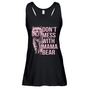 Dont Mess With Mama Bear Mothers Day Ladies Essential Flowy Tank