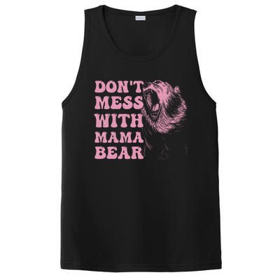 Don't Mess with Mama Bear Funny Mothers Day PosiCharge Competitor Tank