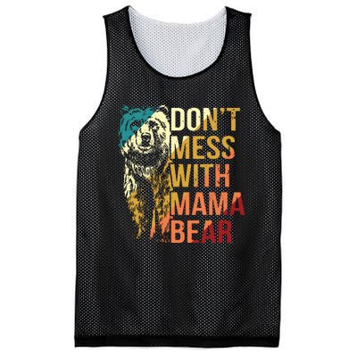 Dont Mess With Mama Bear Mesh Reversible Basketball Jersey Tank