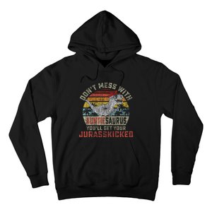 Dont Mess With Auntiesaurus Youll Get Jurasskicked Auntie Hoodie