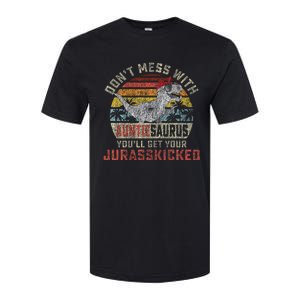 Dont Mess With Auntiesaurus Youll Get Jurasskicked Auntie Softstyle CVC T-Shirt