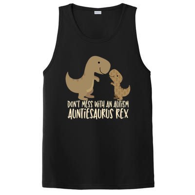 DonT Mess With An Autism Aunt Auntiesaurus Rex PosiCharge Competitor Tank