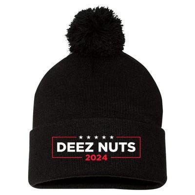 Deez Nuts 2024 Humorous Meme Campaign Pom Pom 12in Knit Beanie