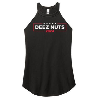 Deez Nuts 2024 Humorous Meme Campaign Women’s Perfect Tri Rocker Tank