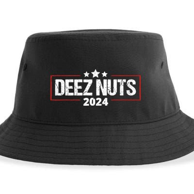Deez Nuts 2024 Meme Campaign Funny Election Sustainable Bucket Hat