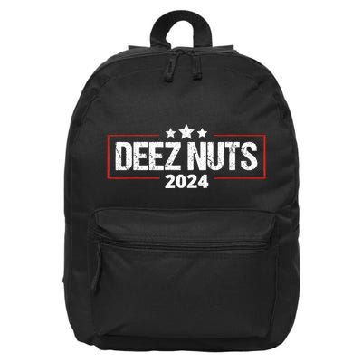 Deez Nuts 2024 Meme Campaign Funny Election 16 in Basic Backpack
