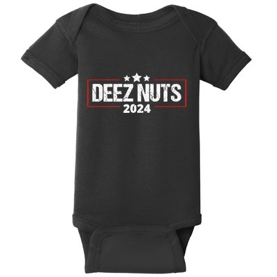 Deez Nuts 2024 Meme Campaign Funny Election Baby Bodysuit