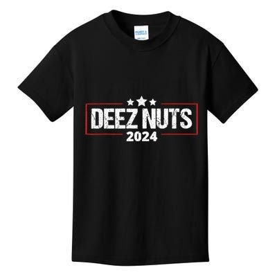 Deez Nuts 2024 Meme Campaign Funny Election Kids T-Shirt