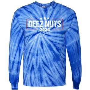 Deez Nuts 2024 Humorous Meme Campaign Tie-Dye Long Sleeve Shirt