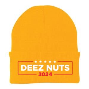 Deez Nuts 2024 Humorous Meme Campaign Knit Cap Winter Beanie