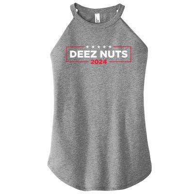 Deez Nuts 2024 Humorous Meme Campaign Women’s Perfect Tri Rocker Tank