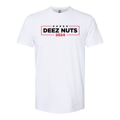 Deez Nuts 2024 Humorous Meme Campaign Softstyle CVC T-Shirt