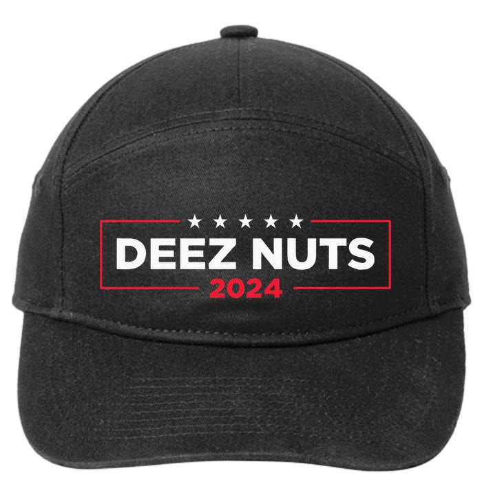 Deez Nuts 2024 Humorous Meme Campaign Novelty 7-Panel Snapback Hat