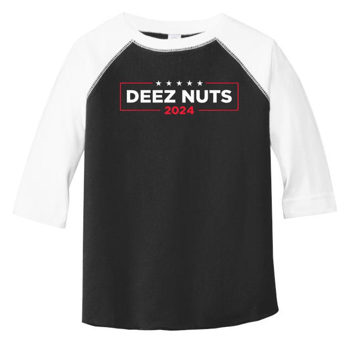 Deez Nuts 2024 Humorous Meme Campaign Novelty Toddler Fine Jersey T-Shirt