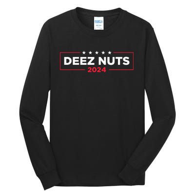 Deez Nuts 2024 Humorous Meme Campaign Women Novelty Tall Long Sleeve T-Shirt