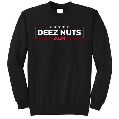 Deez Nuts 2024 Humorous Meme Campaign Women Novelty Tall Sweatshirt