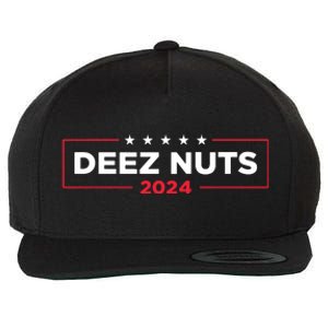 Deez Nuts 2024 Humorous Meme Campaign Women Novelty Wool Snapback Cap