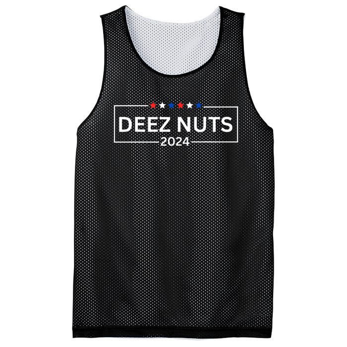 Deez Nuts 2024  Funny 2024 Presidential Election Mesh Reversible Basketball Jersey Tank