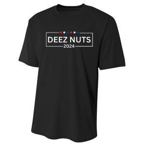 Deez Nuts 2024  Funny 2024 Presidential Election Performance Sprint T-Shirt