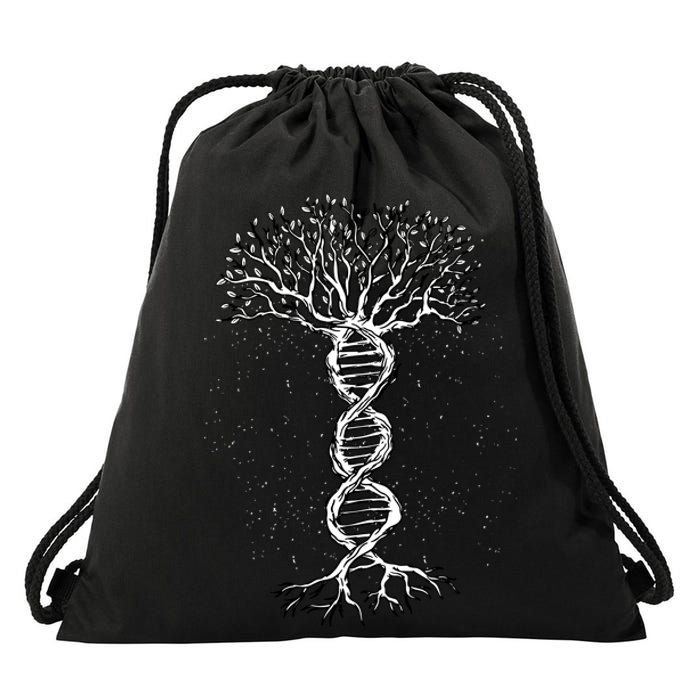 DNA Tree Drawstring Bag