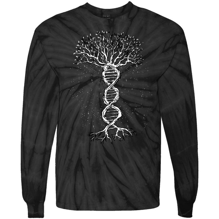 DNA Tree Tie-Dye Long Sleeve Shirt